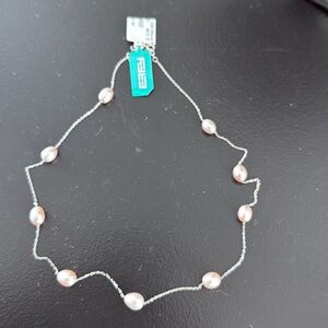 Effy NWT Sterling Silver & 11-12 mm freshwater pearls